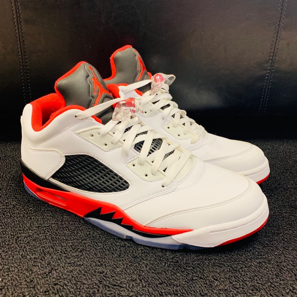AIR JORDAN 5 RETRO LOW “FIRE RED” - Picture 3 of 8